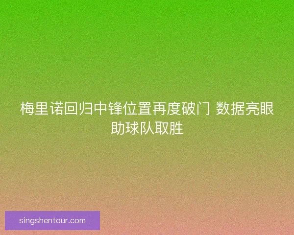 梅里诺回归中锋位置再度破门 数据亮眼助球队取胜